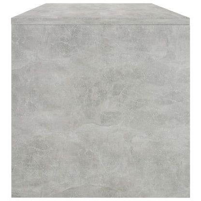 Salontafel 100x40x40 cm bewerkt hout betongrijs