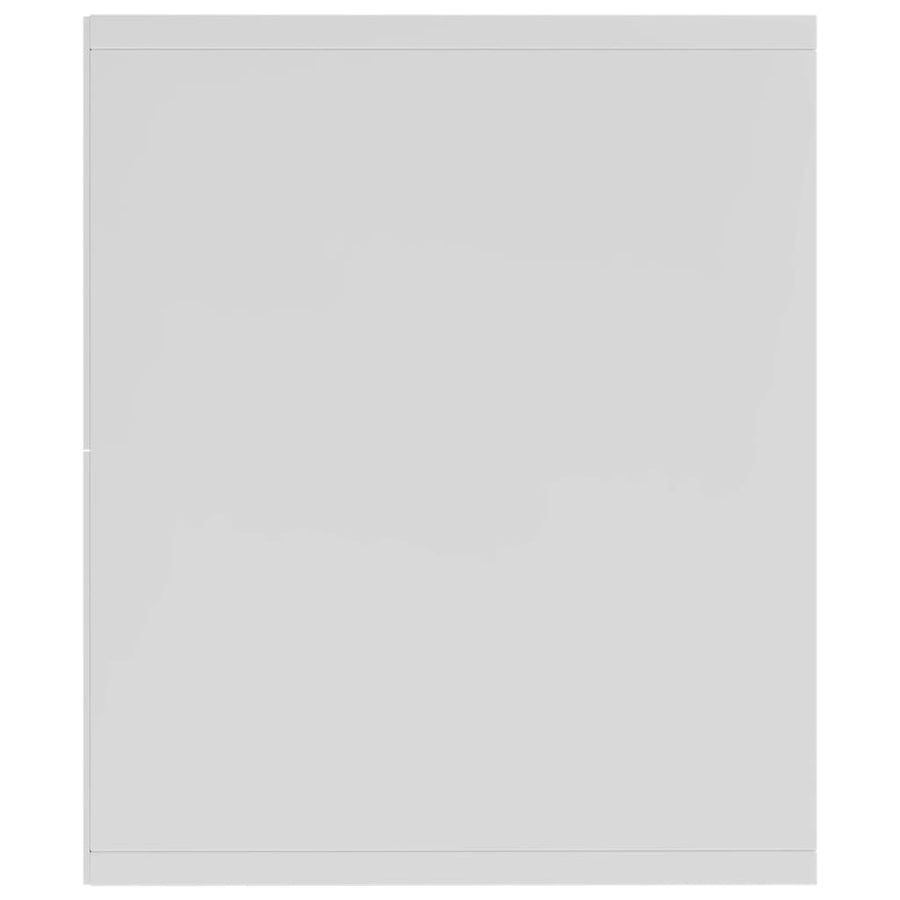 Boekenkast/Tv-Meubel Bewerkt Hout 36 x 30 x 114 cm Wit