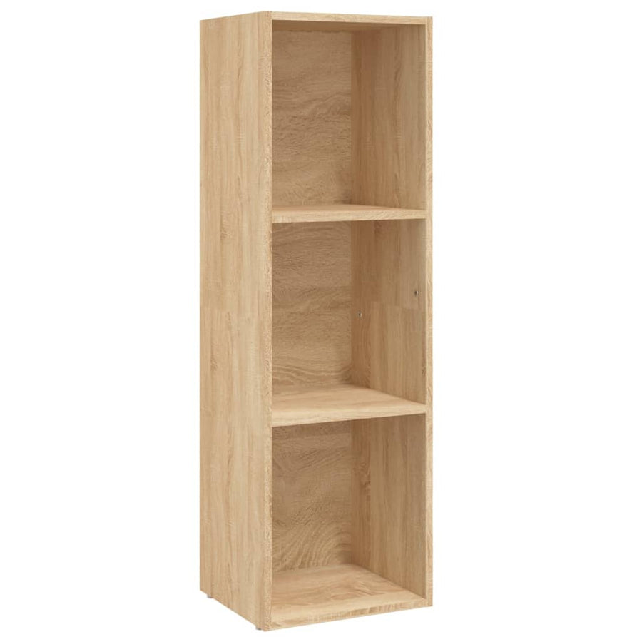 Boekenkast/Tv-Meubel 36X30X4Cm Bewerkt Hout Kleur 36 x 30 x 114 cm Sonoma eiken
