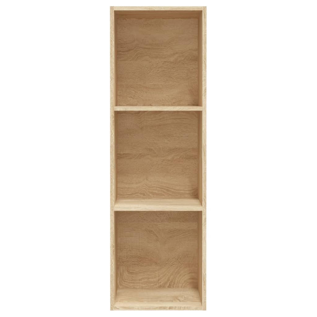 Boekenkast/Tv-Meubel 36X30X4Cm Bewerkt Hout Kleur 36 x 30 x 114 cm Sonoma eiken