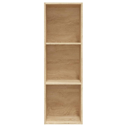 Boekenkast/Tv-Meubel 36X30X4Cm Bewerkt Hout Kleur 36 x 30 x 114 cm Sonoma eiken