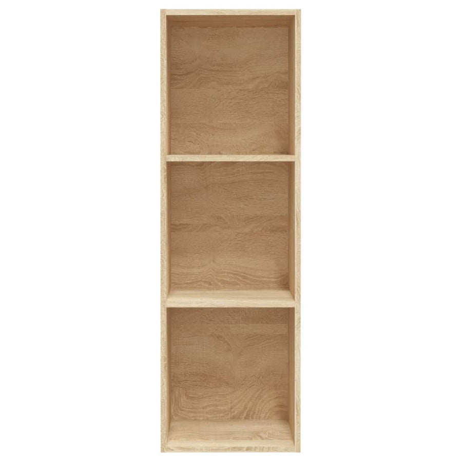 Boekenkast/Tv-Meubel 36X30X4Cm Bewerkt Hout Kleur 36 x 30 x 114 cm Sonoma eiken