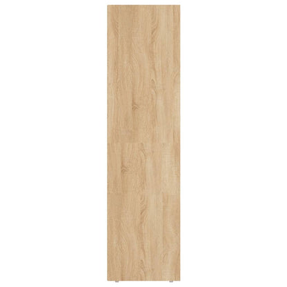 Boekenkast/Tv-Meubel 36X30X4Cm Bewerkt Hout Kleur 36 x 30 x 114 cm Sonoma eiken