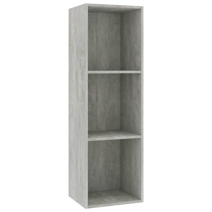 Boekenkast/Tv-Meubel Bewerkt Hout 36 x 30 x 114 cm Betongrijs