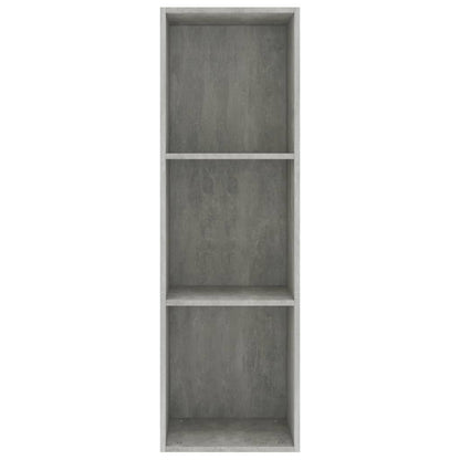 Boekenkast/Tv-Meubel Bewerkt Hout 36 x 30 x 114 cm Betongrijs