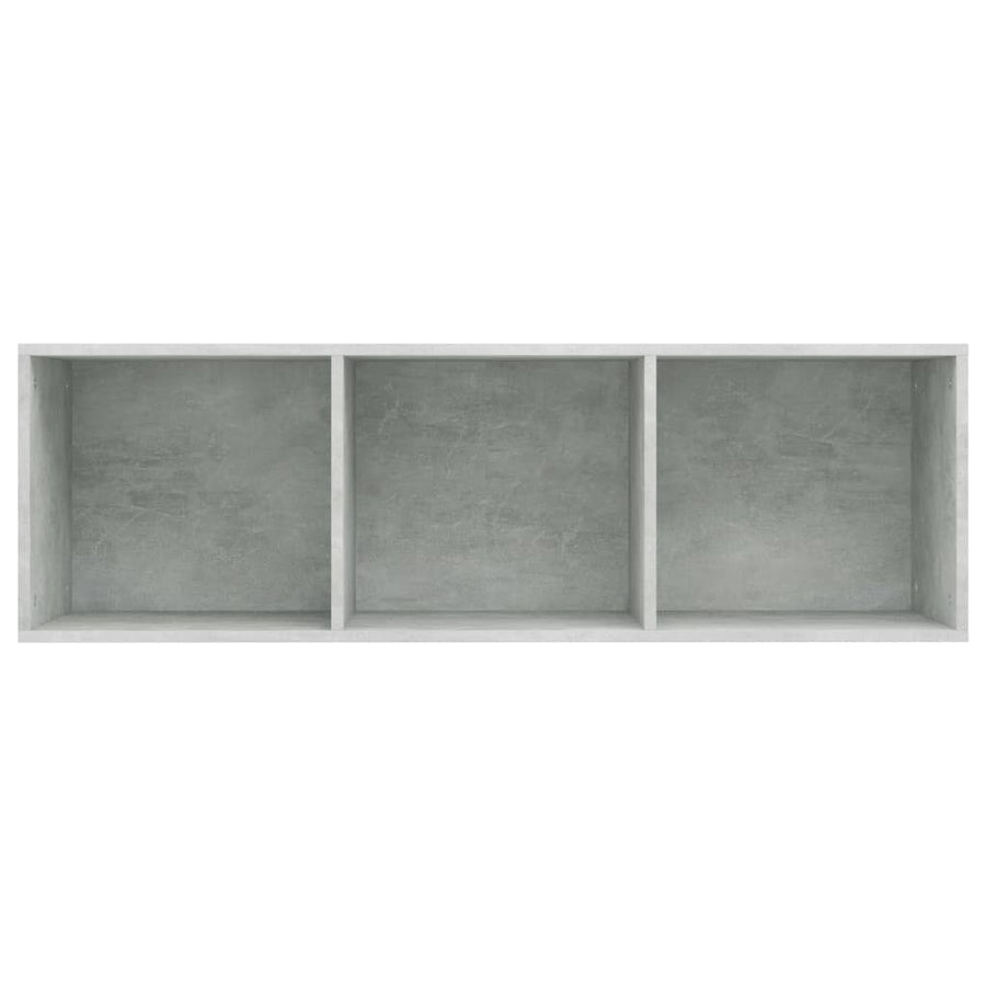 Boekenkast/Tv-Meubel Bewerkt Hout 36 x 30 x 114 cm Betongrijs