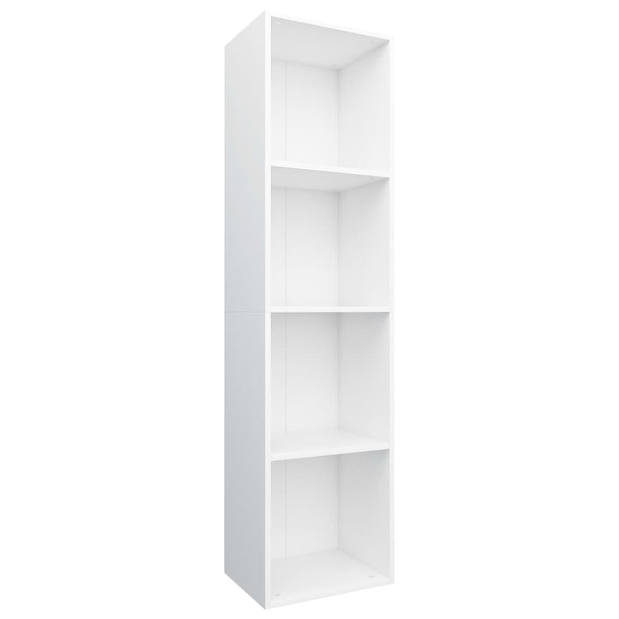 Boekenkast/Tv-Meubel Bewerkt Hout 36 x 30 x 143 cm Wit
