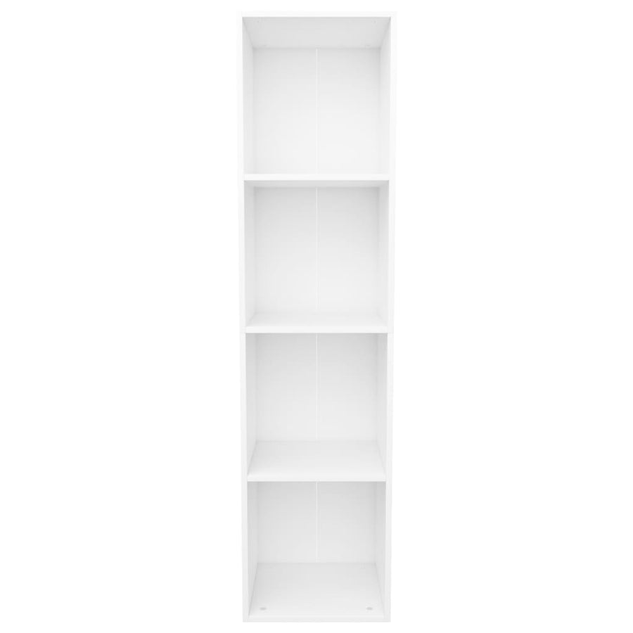 Boekenkast/Tv-Meubel Bewerkt Hout 36 x 30 x 143 cm Wit