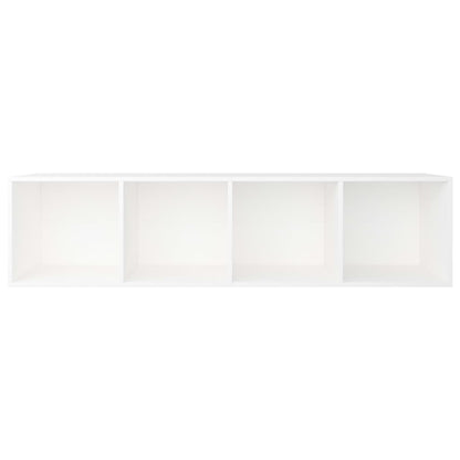 Boekenkast/Tv-Meubel Bewerkt Hout 36 x 30 x 143 cm Wit