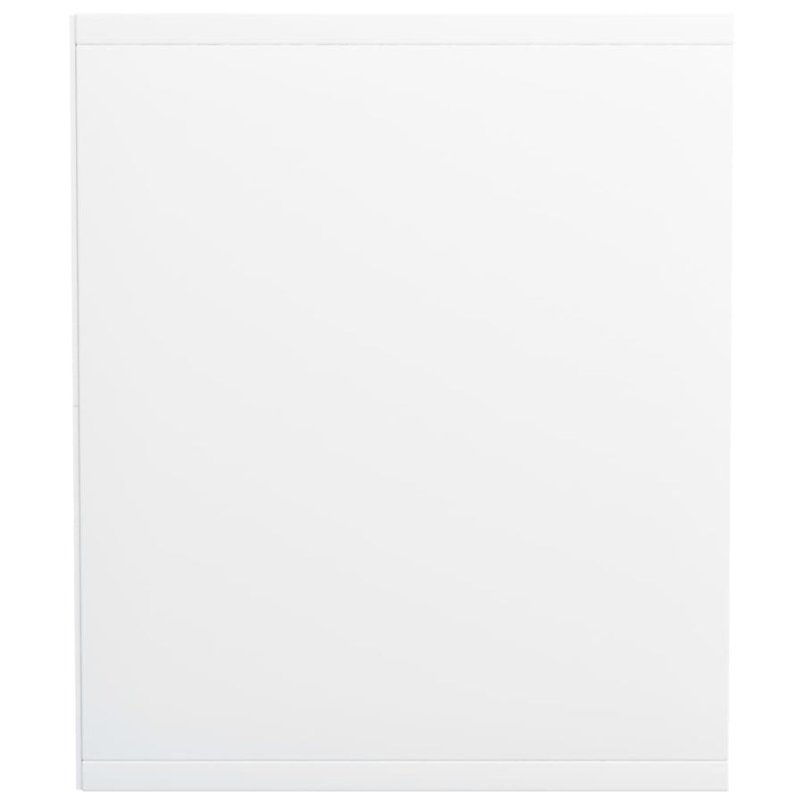 Boekenkast/Tv-Meubel Bewerkt Hout 36 x 30 x 143 cm Wit
