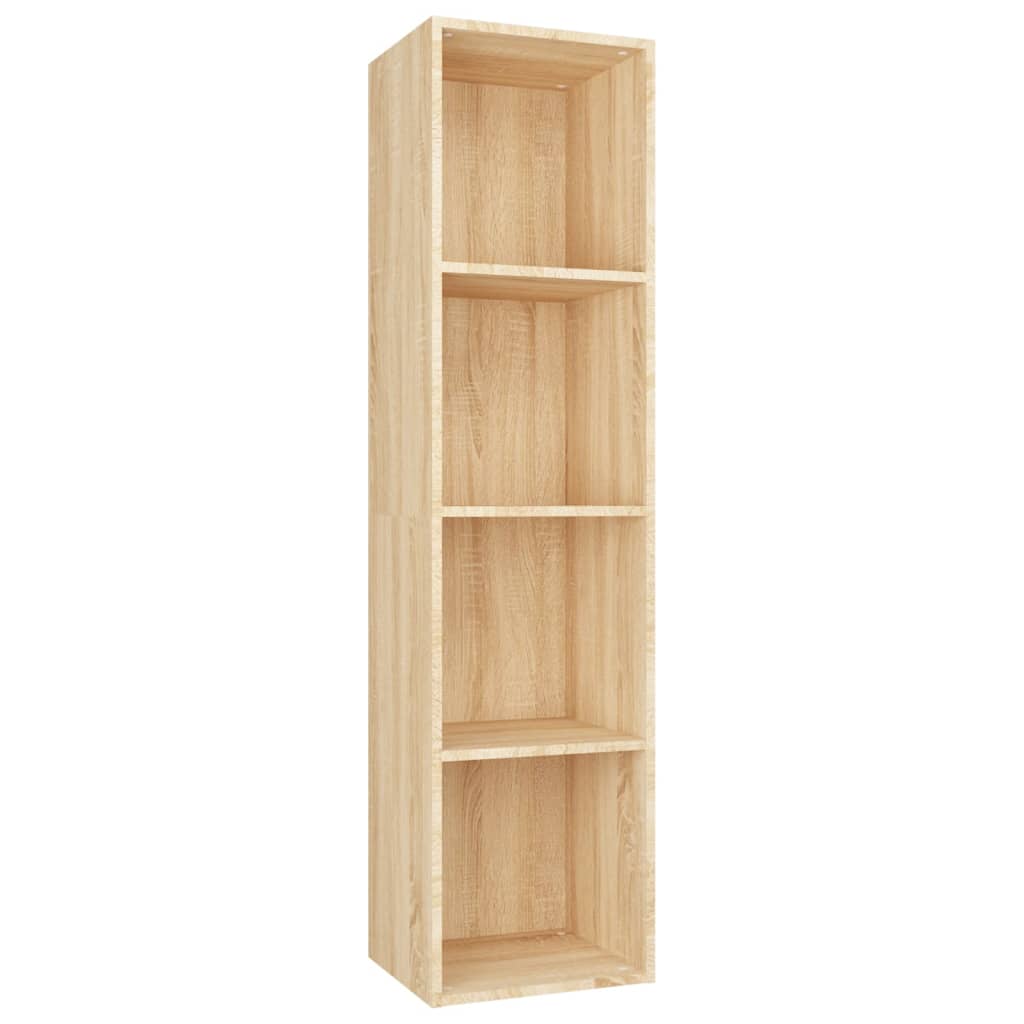 Boekenkast/Tv-Meubel 36X30X43Cm Bewerkt Hout Kleur 36 x 30 x 143 cm Sonoma eiken