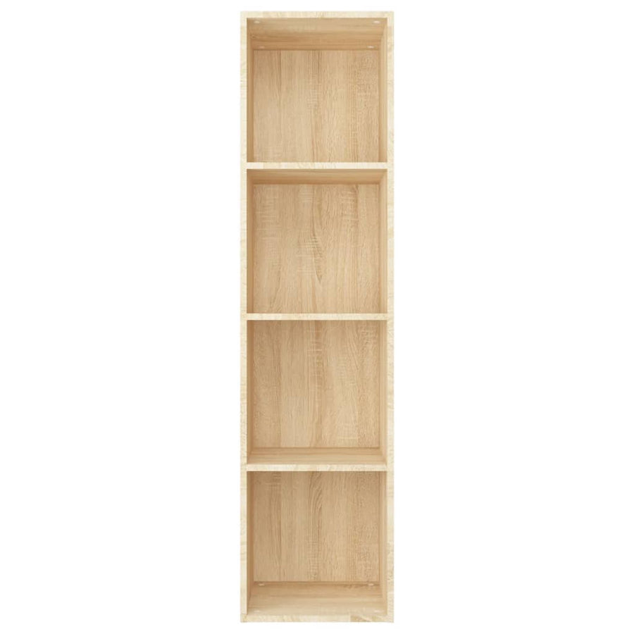 Boekenkast/Tv-Meubel 36X30X43Cm Bewerkt Hout Kleur 36 x 30 x 143 cm Sonoma eiken