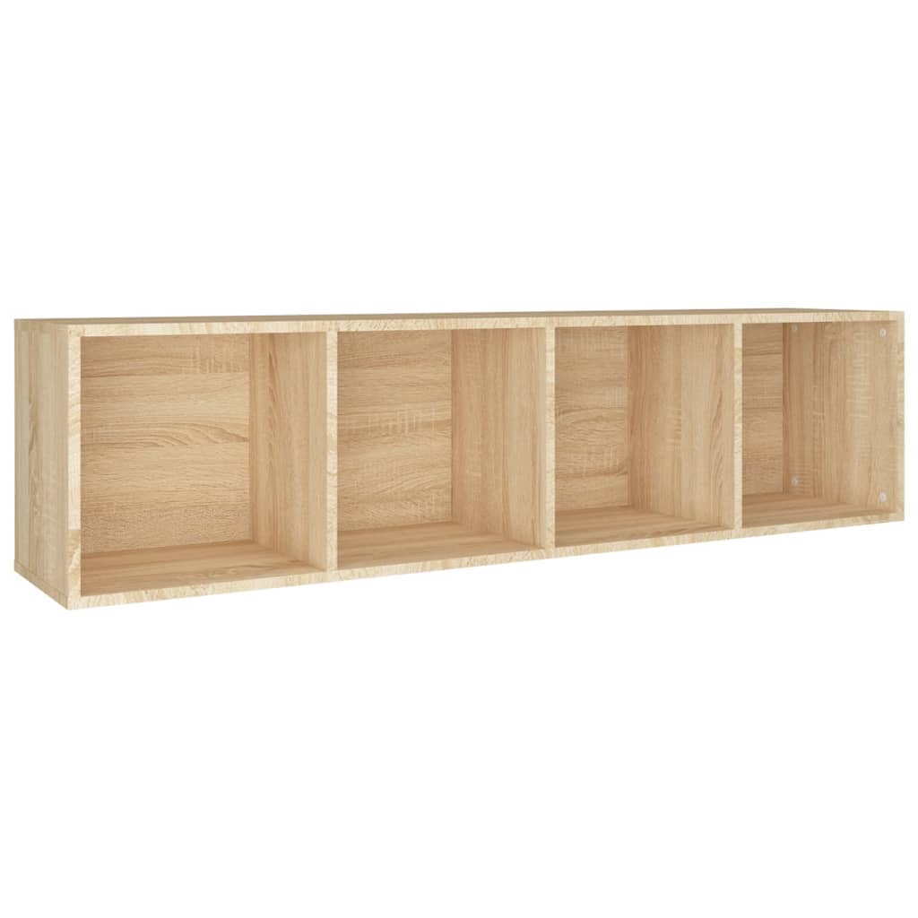 Boekenkast/Tv-Meubel 36X30X43Cm Bewerkt Hout Kleur 36 x 30 x 143 cm Sonoma eiken