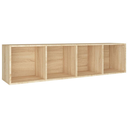 Boekenkast/Tv-Meubel 36X30X43Cm Bewerkt Hout Kleur 36 x 30 x 143 cm Sonoma eiken