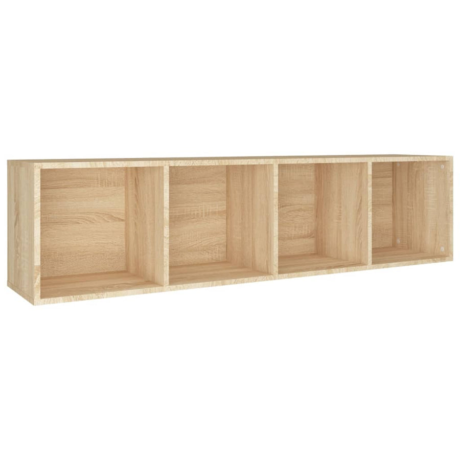Boekenkast/Tv-Meubel 36X30X43Cm Bewerkt Hout Kleur 36 x 30 x 143 cm Sonoma eiken