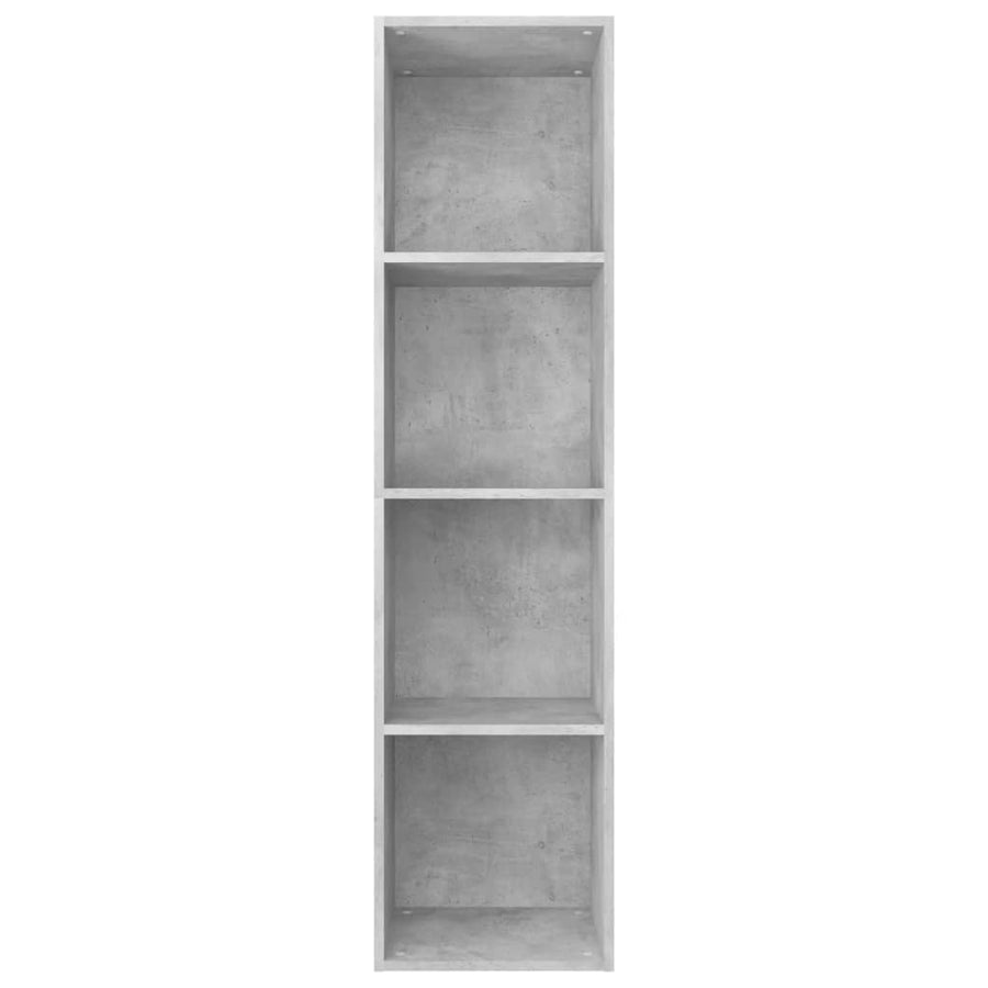 Boekenkast/Tv-Meubel Bewerkt Hout 36 x 30 x 143 cm Betongrijs