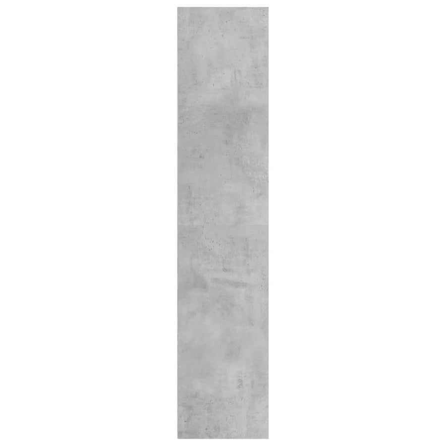 Boekenkast/Tv-Meubel Bewerkt Hout 36 x 30 x 143 cm Betongrijs