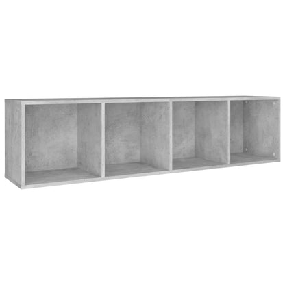 Boekenkast/Tv-Meubel Bewerkt Hout 36 x 30 x 143 cm Betongrijs