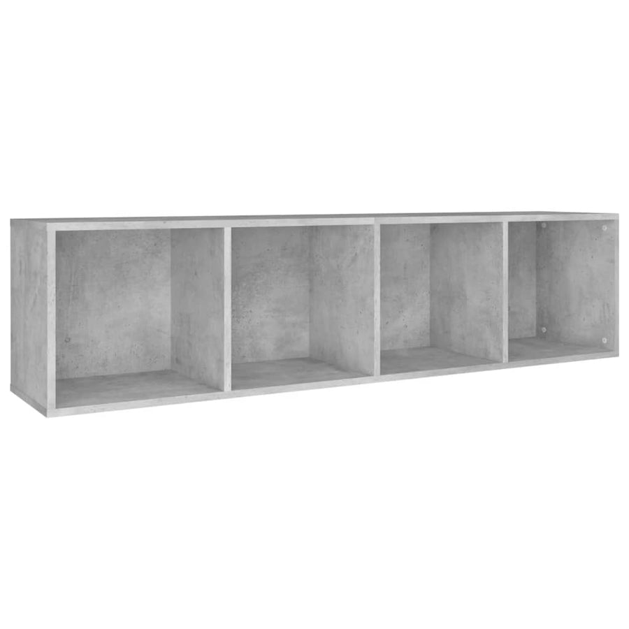 Boekenkast/Tv-Meubel Bewerkt Hout 36 x 30 x 143 cm Betongrijs