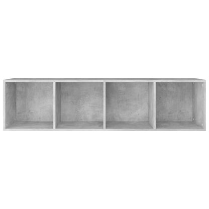 Boekenkast/Tv-Meubel Bewerkt Hout 36 x 30 x 143 cm Betongrijs