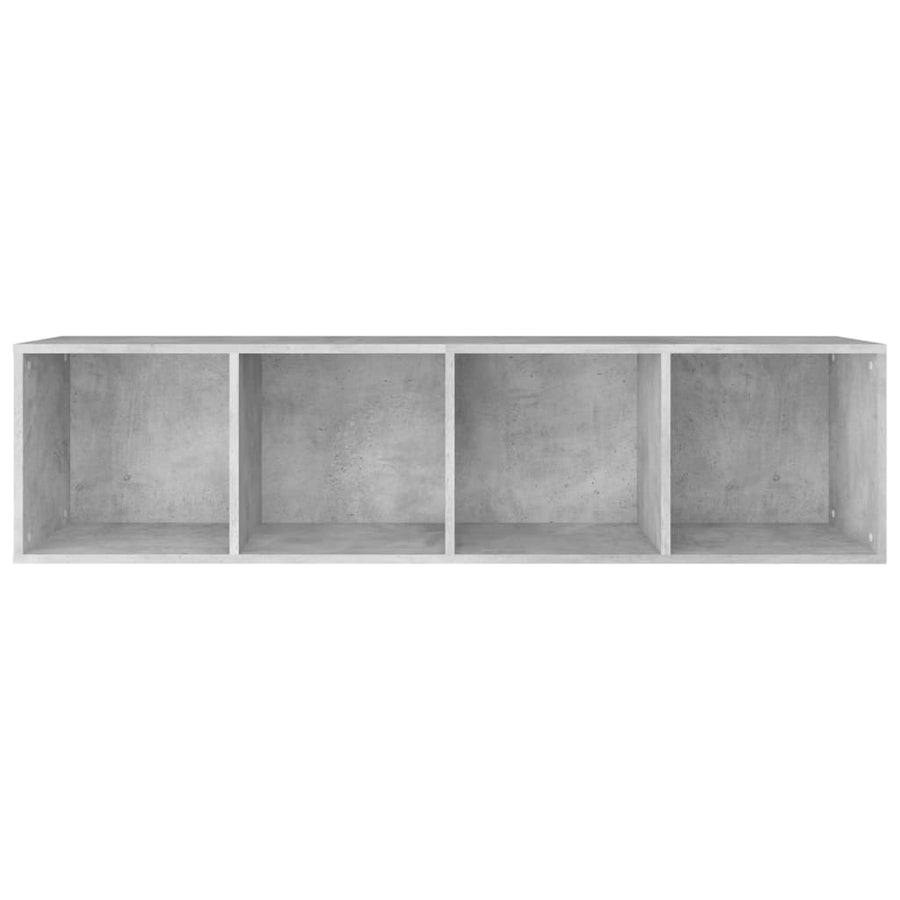 Boekenkast/Tv-Meubel Bewerkt Hout 36 x 30 x 143 cm Betongrijs