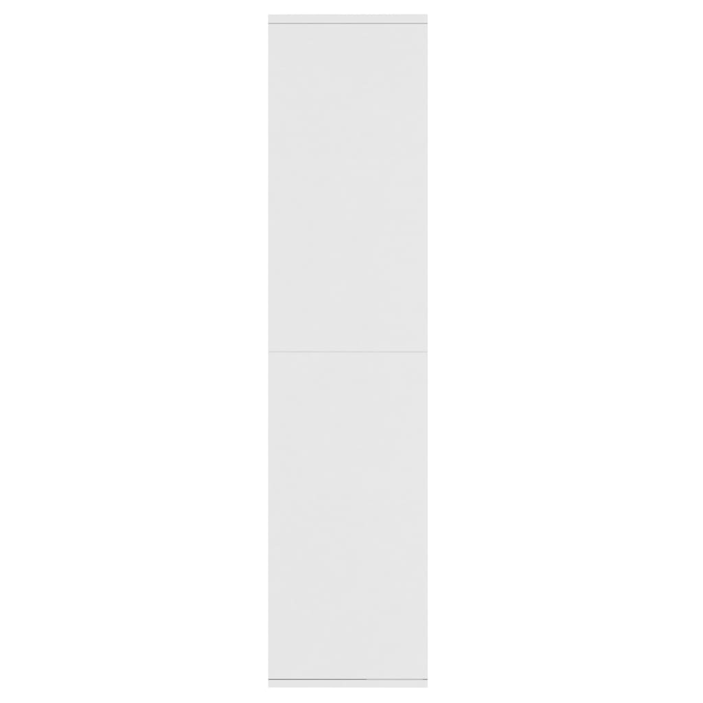 Boekenkast/Dressoir Bewerkt Hout 66 x 30 x 130 cm Wit
