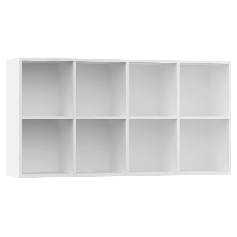 Boekenkast/Dressoir Bewerkt Hout 66 x 30 x 130 cm Wit