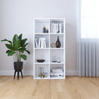 Boekenkast/Dressoir Bewerkt Hout 66 x 30 x 130 cm Wit