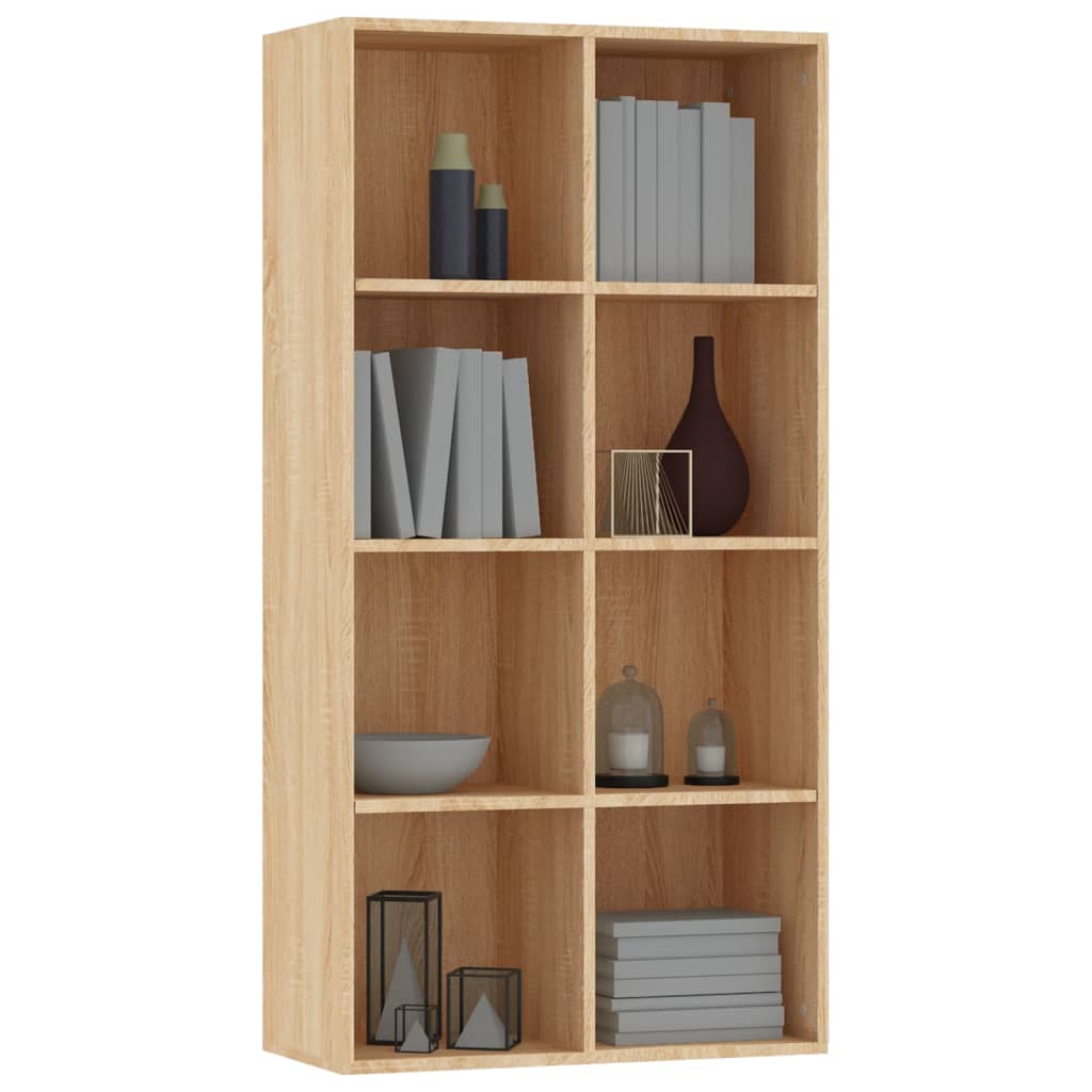 Boekenkast/Dressoir Spaanplaat Kleurig 66 x 30 x 130 cm Sonoma eiken