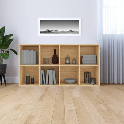 Boekenkast/Dressoir Spaanplaat Kleurig 66 x 30 x 130 cm Sonoma eiken