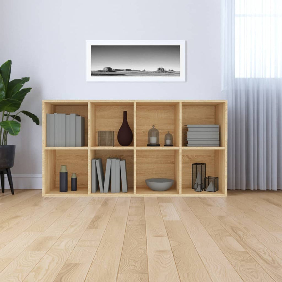 Boekenkast/Dressoir Spaanplaat Kleurig 66 x 30 x 130 cm Sonoma eiken