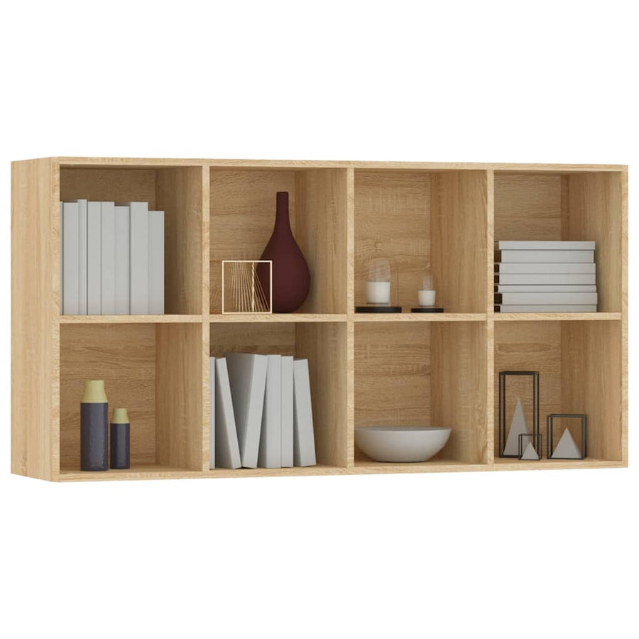 Boekenkast/Dressoir Spaanplaat Kleurig 66 x 30 x 130 cm Sonoma eiken