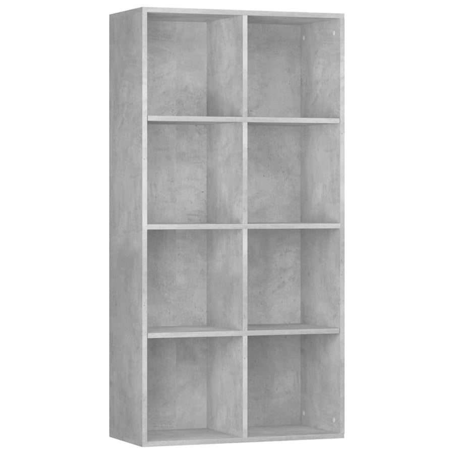 Boekenkast/Dressoir Bewerkt Hout 66 x 30 x 130 cm Betongrijs