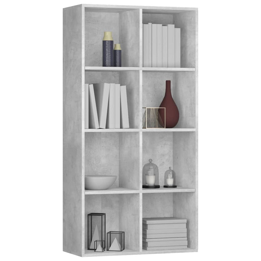 Boekenkast/Dressoir Bewerkt Hout 66 x 30 x 130 cm Betongrijs