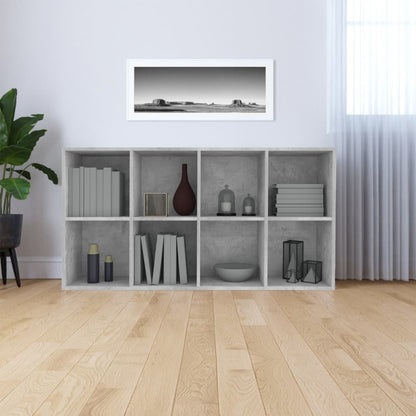 Boekenkast/Dressoir Bewerkt Hout 66 x 30 x 130 cm Betongrijs