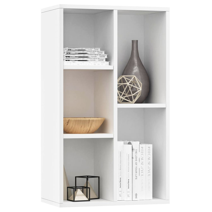 Boekenkast/Dressoir 50X25X80 Cm Spaanplaat Wit