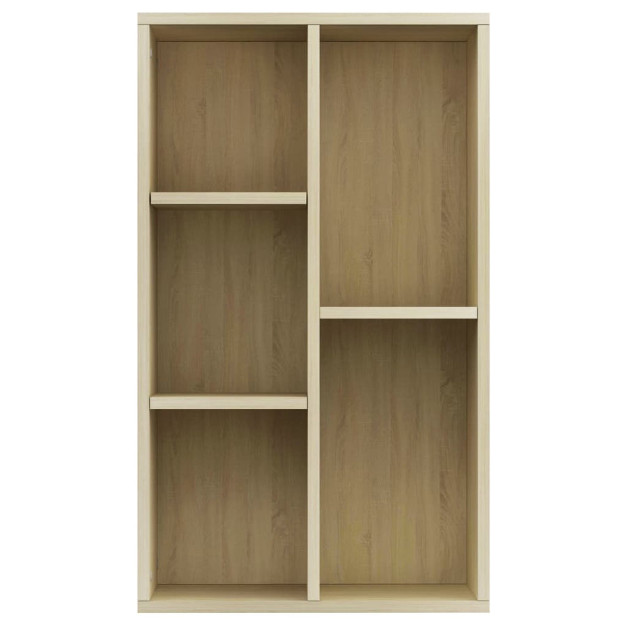 Boekenkast/Dressoir 50X25X80 Cm Spaanplaat Kleurig Sonoma eiken