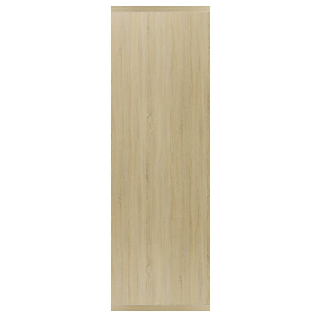 Boekenkast/Dressoir 50X25X80 Cm Spaanplaat Kleurig Sonoma eiken