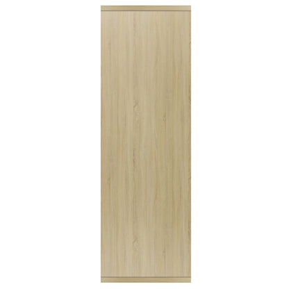 Boekenkast/Dressoir 50X25X80 Cm Spaanplaat Kleurig Sonoma eiken