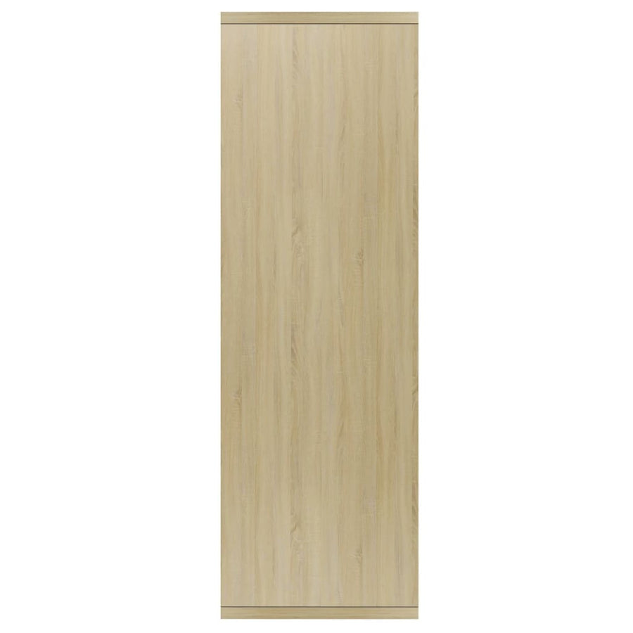 Boekenkast/Dressoir 50X25X80 Cm Spaanplaat Kleurig Sonoma eiken