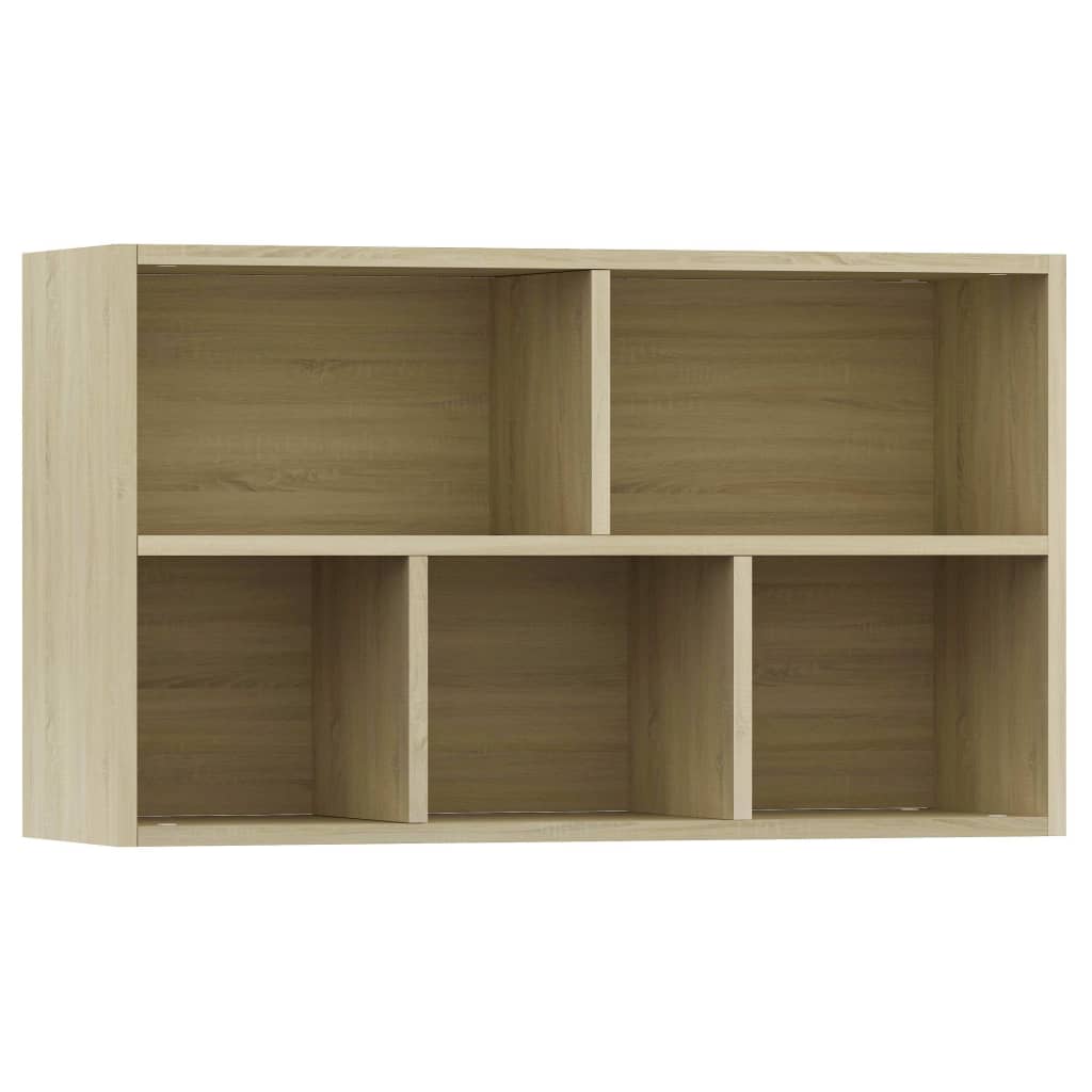 Boekenkast/Dressoir 50X25X80 Cm Spaanplaat Kleurig Sonoma eiken