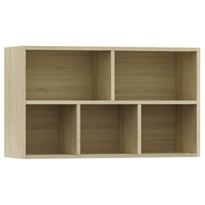 Boekenkast/Dressoir 50X25X80 Cm Spaanplaat Kleurig Sonoma eiken