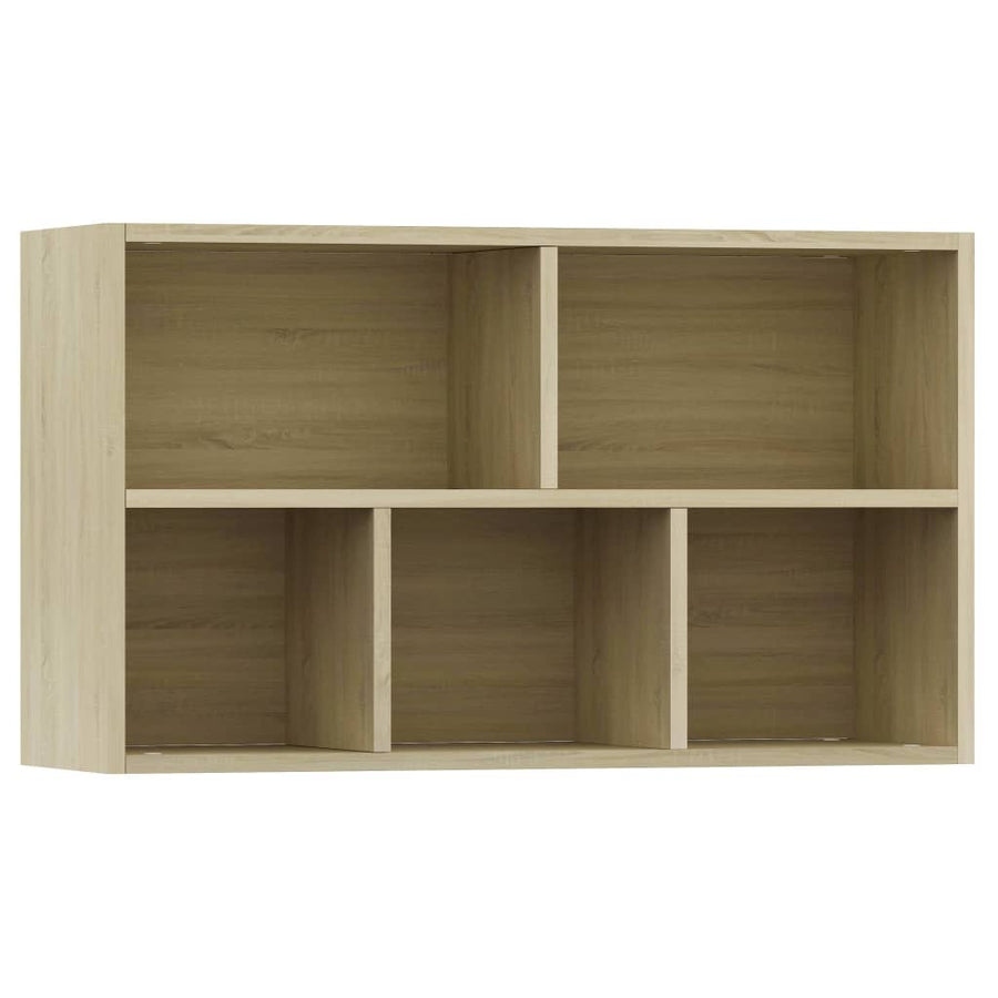 Boekenkast/Dressoir 50X25X80 Cm Spaanplaat Kleurig Sonoma eiken