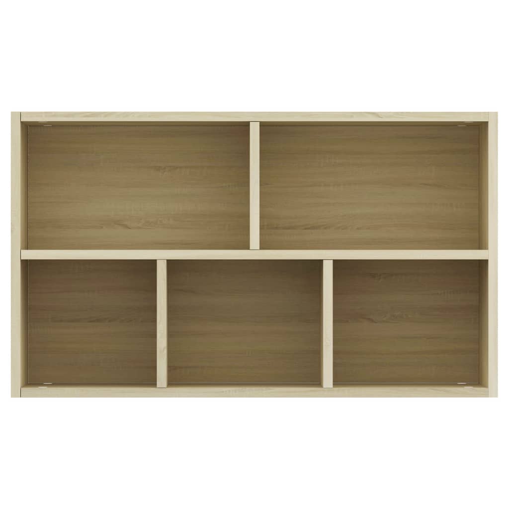 Boekenkast/Dressoir 50X25X80 Cm Spaanplaat Kleurig Sonoma eiken