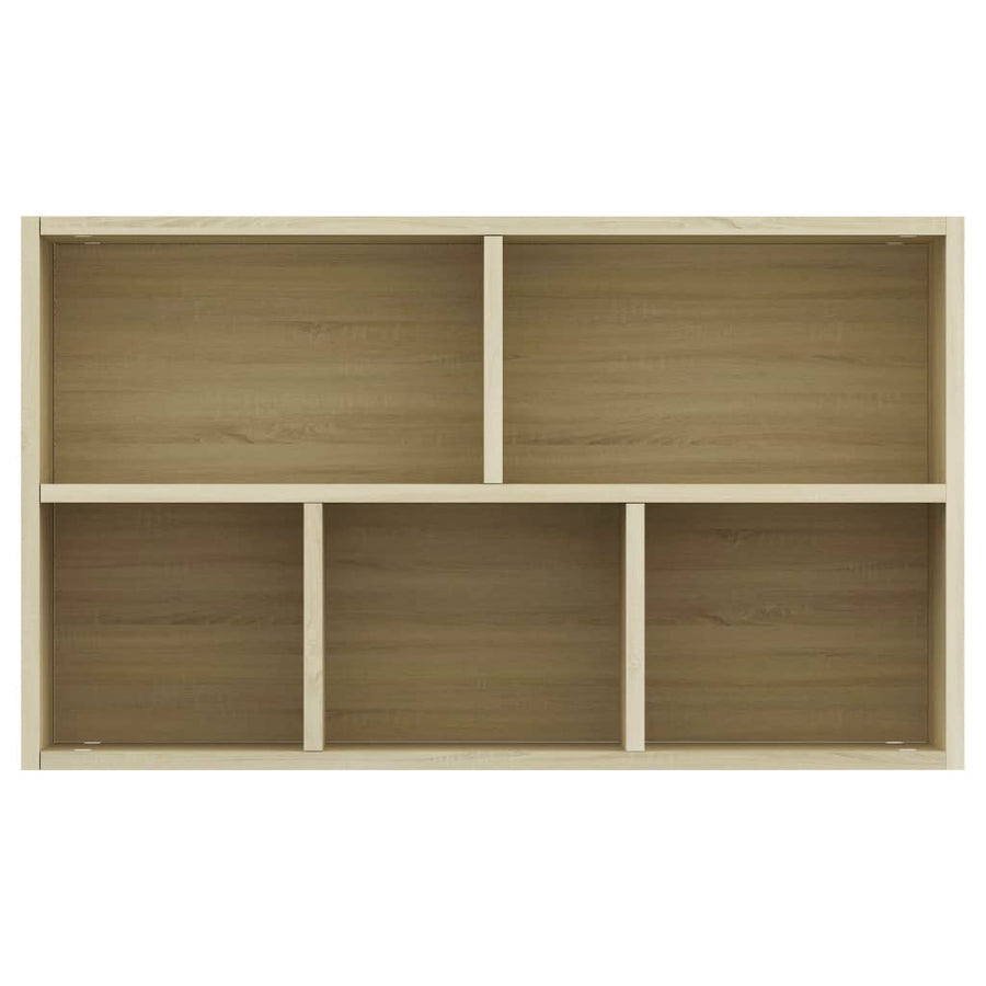 Boekenkast/Dressoir 50X25X80 Cm Spaanplaat Kleurig Sonoma eiken