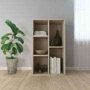 Boekenkast dressoir 50x25x80 cm sonoma eiken
