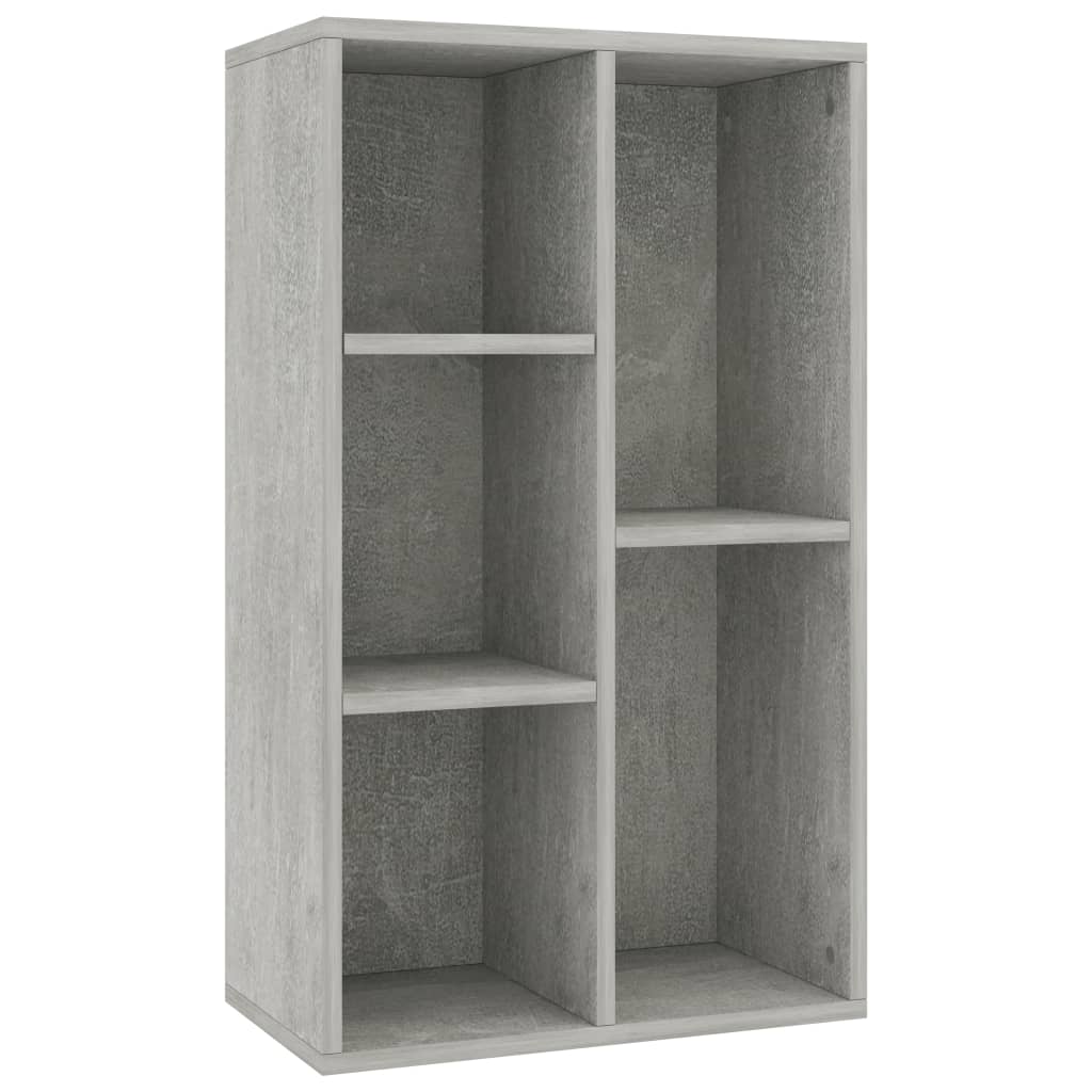 Boekenkast/Dressoir 50X25X80 Cm Spaanplaat Betongrijs