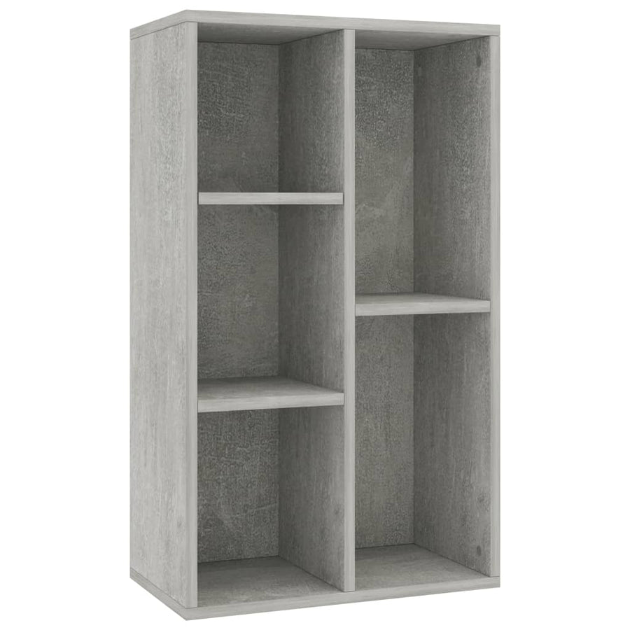 Boekenkast/Dressoir 50X25X80 Cm Spaanplaat Betongrijs