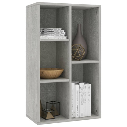 Boekenkast/Dressoir 50X25X80 Cm Spaanplaat Betongrijs