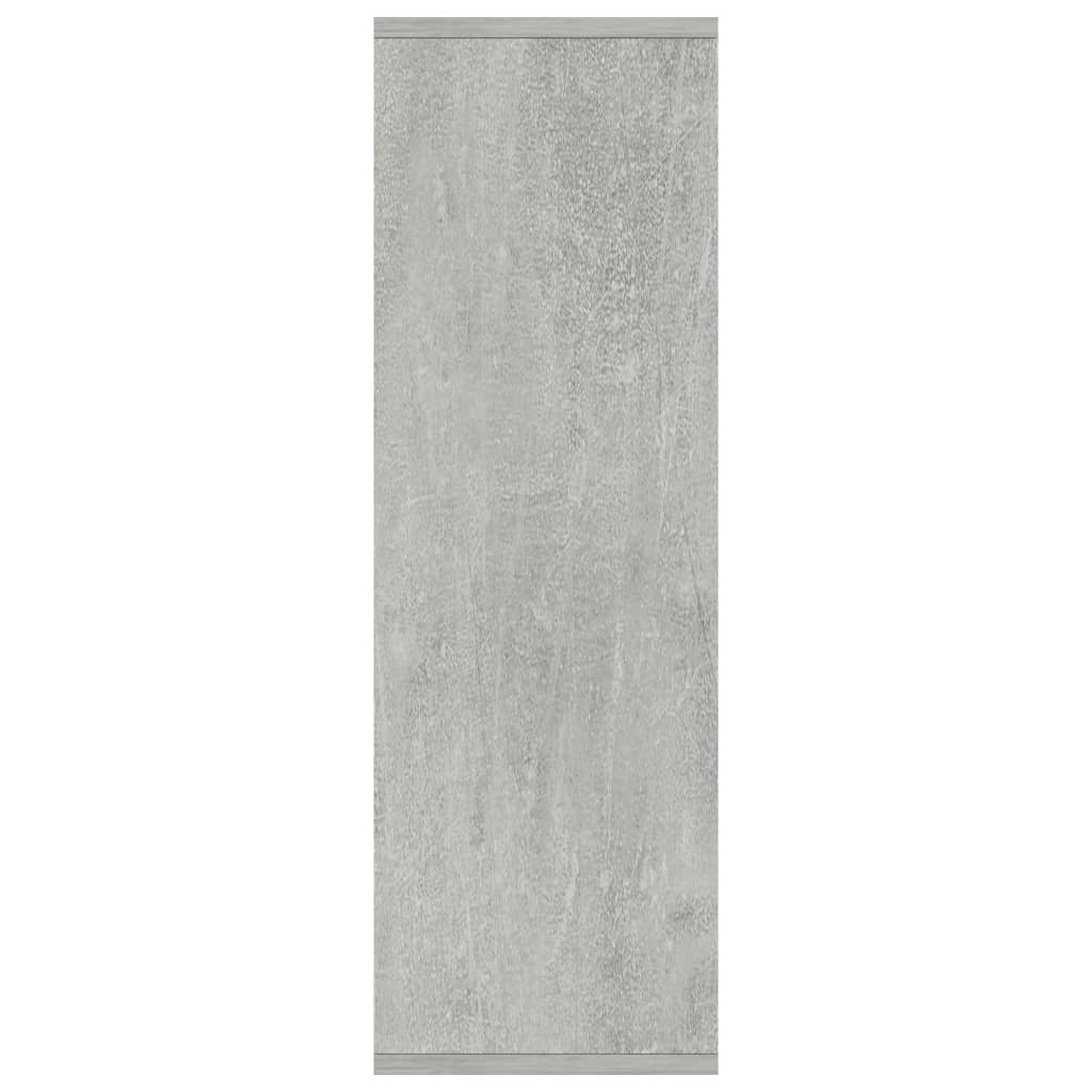 Boekenkast/Dressoir 50X25X80 Cm Spaanplaat Betongrijs